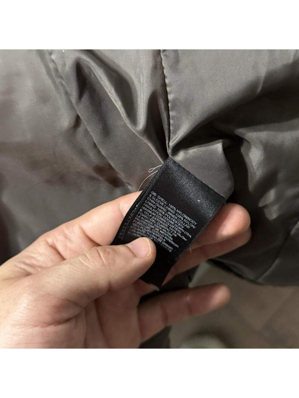 The North Face 550 Puffer Jacket Dark Brown Quilted Goose Down Women’s Small - Picture 7 of 12